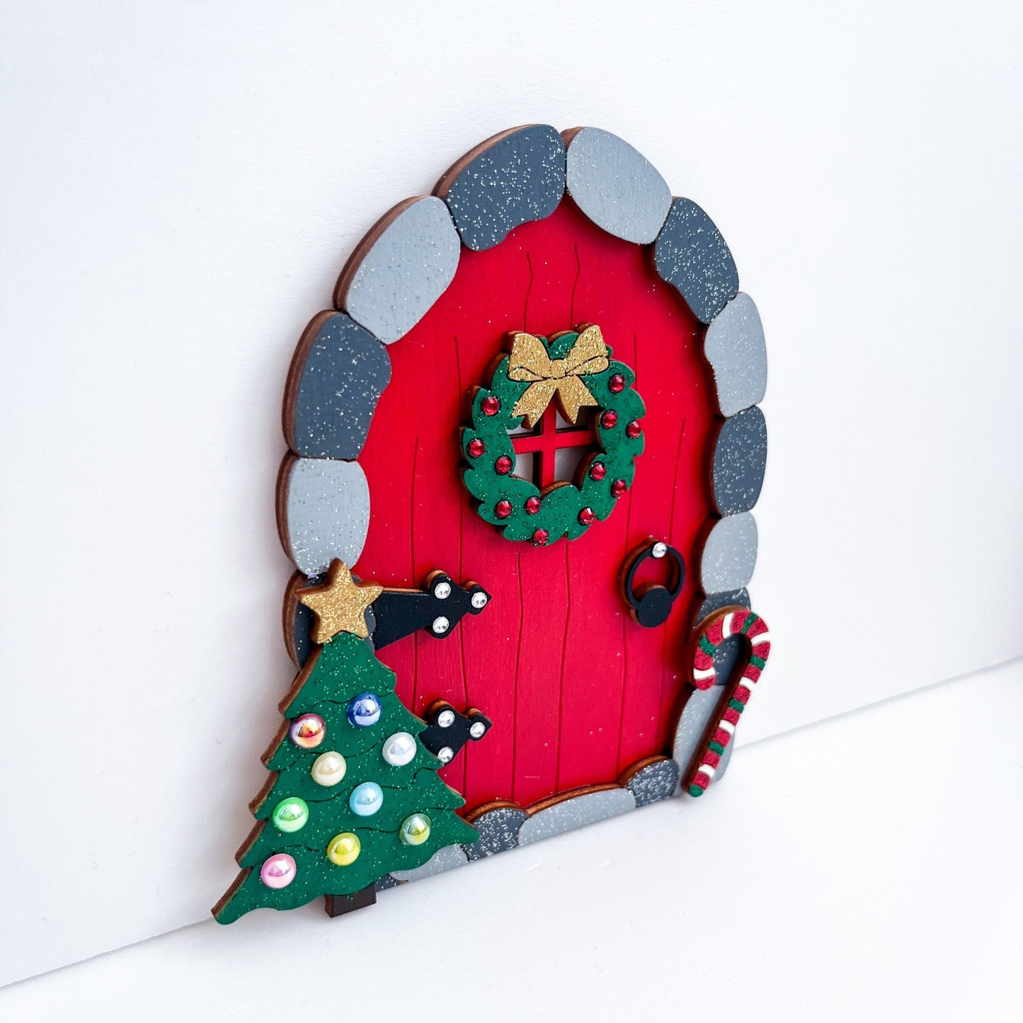 Christmas Fairy Elf Door - Sweet Pea Wooden Creations
