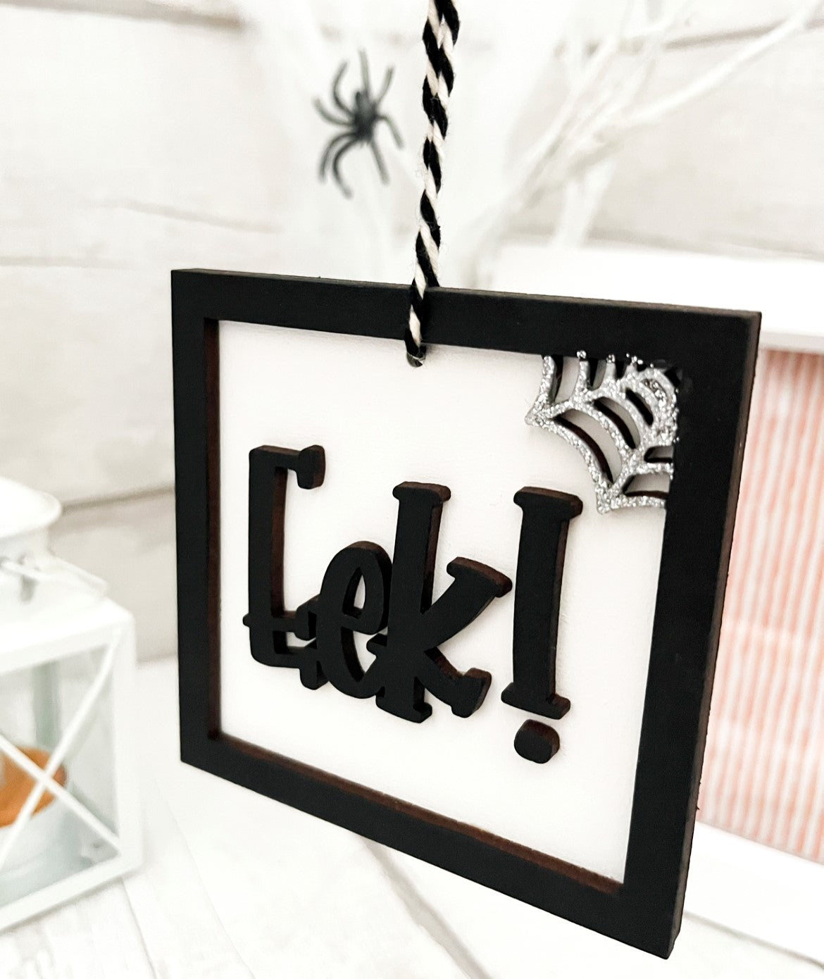 Eek! Halloween Hanging Decoration 3 - Sweet Pea Wooden Creations