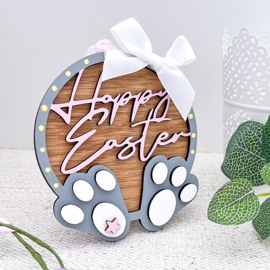 Baby Girls First Easter Keepsake, Gift - Sweet Pea Wooden Creations
