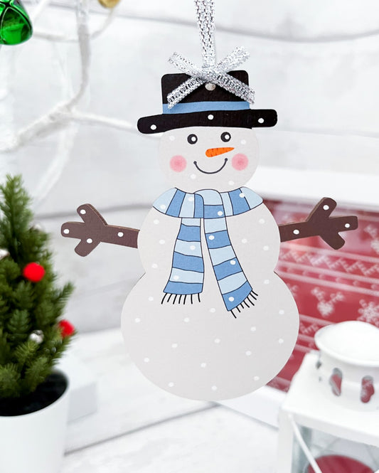 Cute-Blue-Snowman-Bauble-Decoration-Sweet-Pea-Wooden-Creations