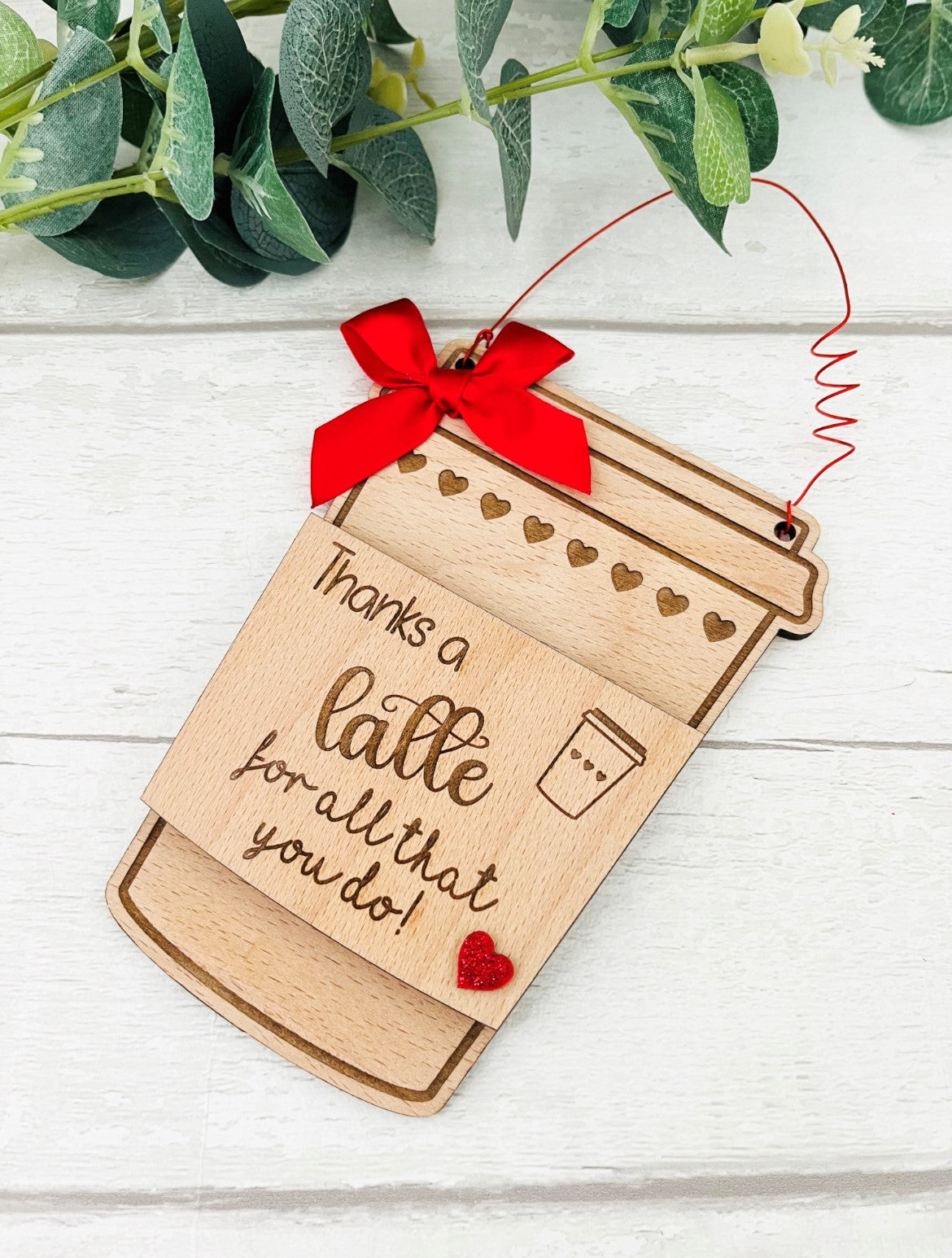 Thanks A Latte For All That You Do Gift Card Holder