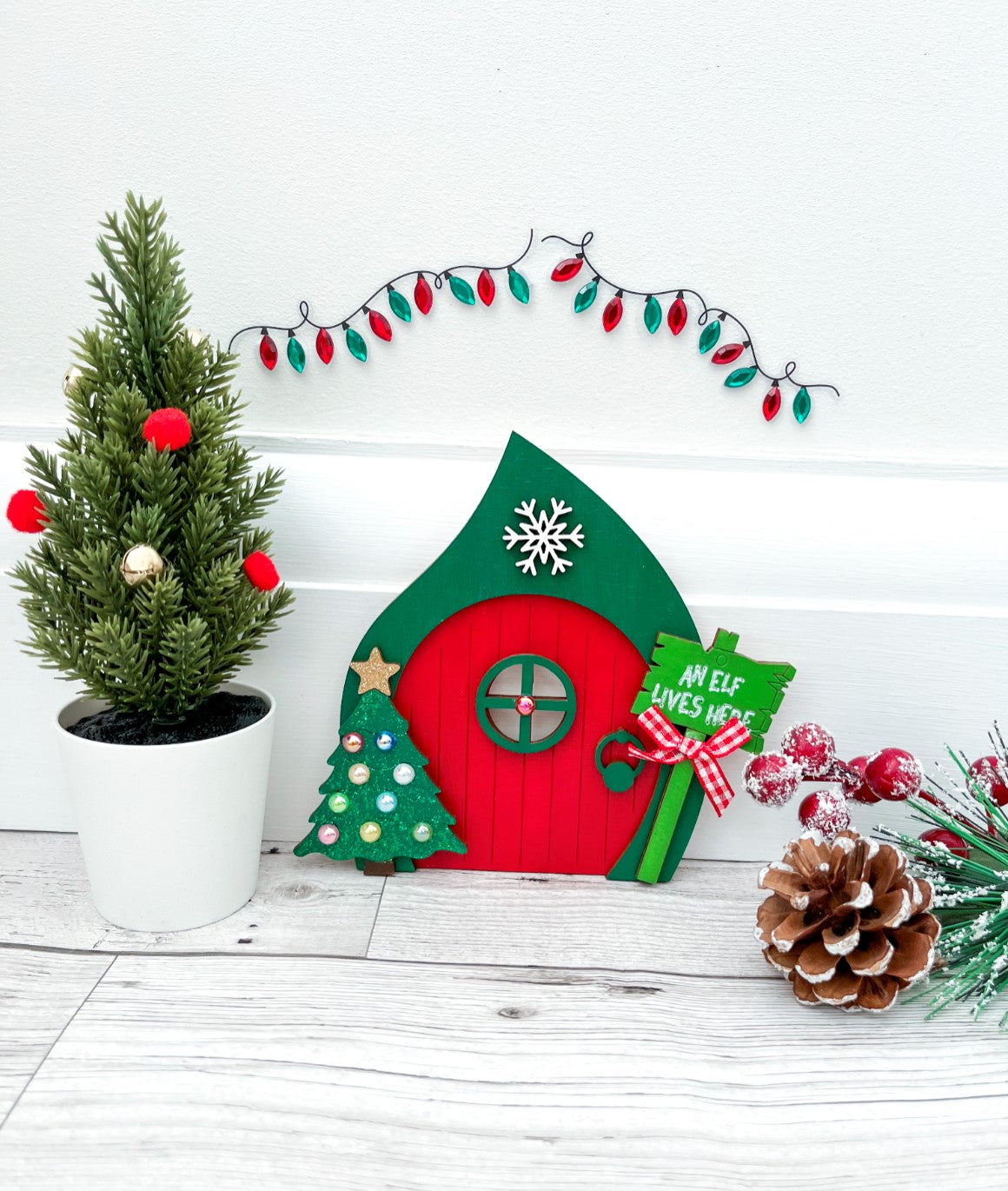 Traditional-Wooden-Elf-Door-An-Elf-Lives-Here-Sweet-Pea-Wooden-Creations