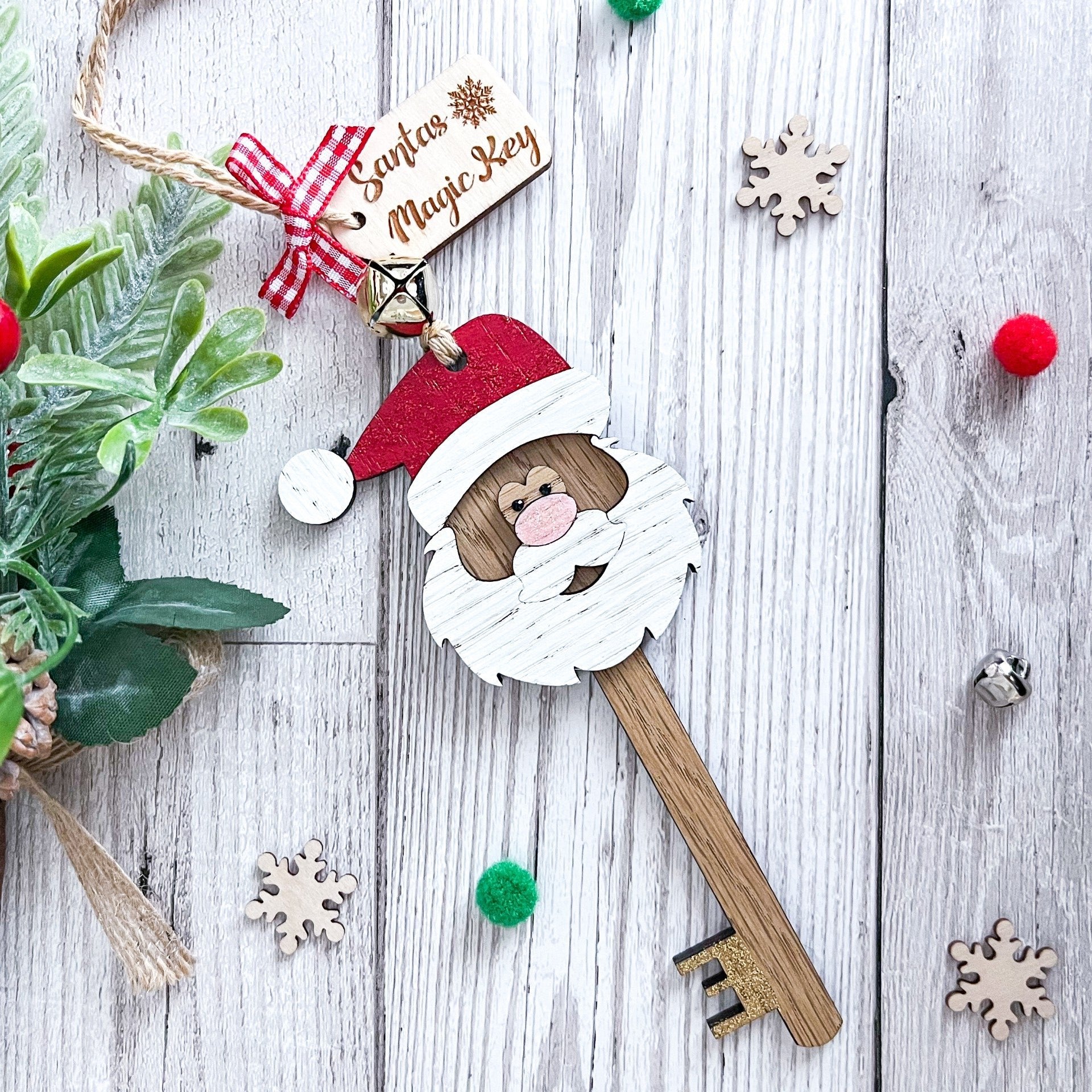 Traditional Santa's Magic Key For Christmas Eve - Sweet Pea Wooden Creations