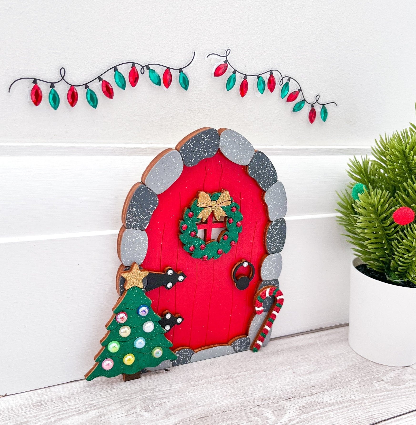 Magical Elf Door For Elf Arrival - Sweet Pea Wooden Creations