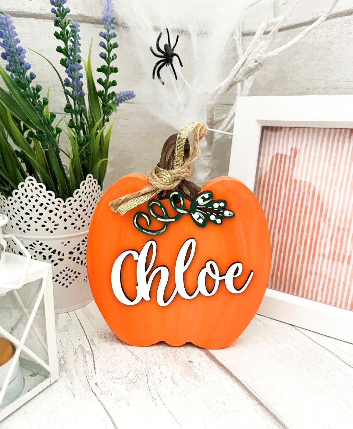 Personalised Pumpkin Halloween Decoration