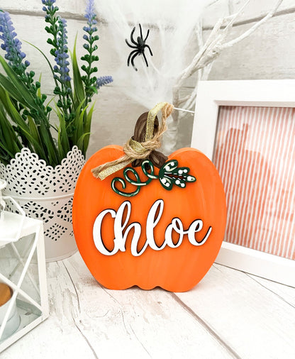Personalised Pumpkin Halloween Decoration