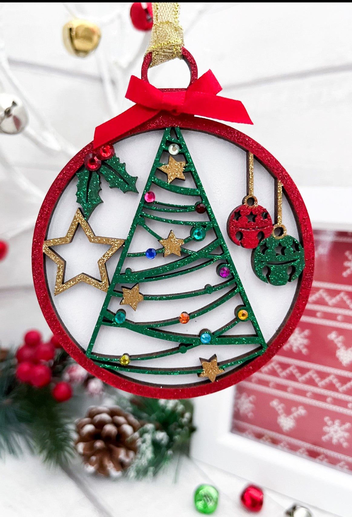 Wooden-Christmas-Tree-Bauble-Decoration-Sweet-Pea-Wooden-Creations