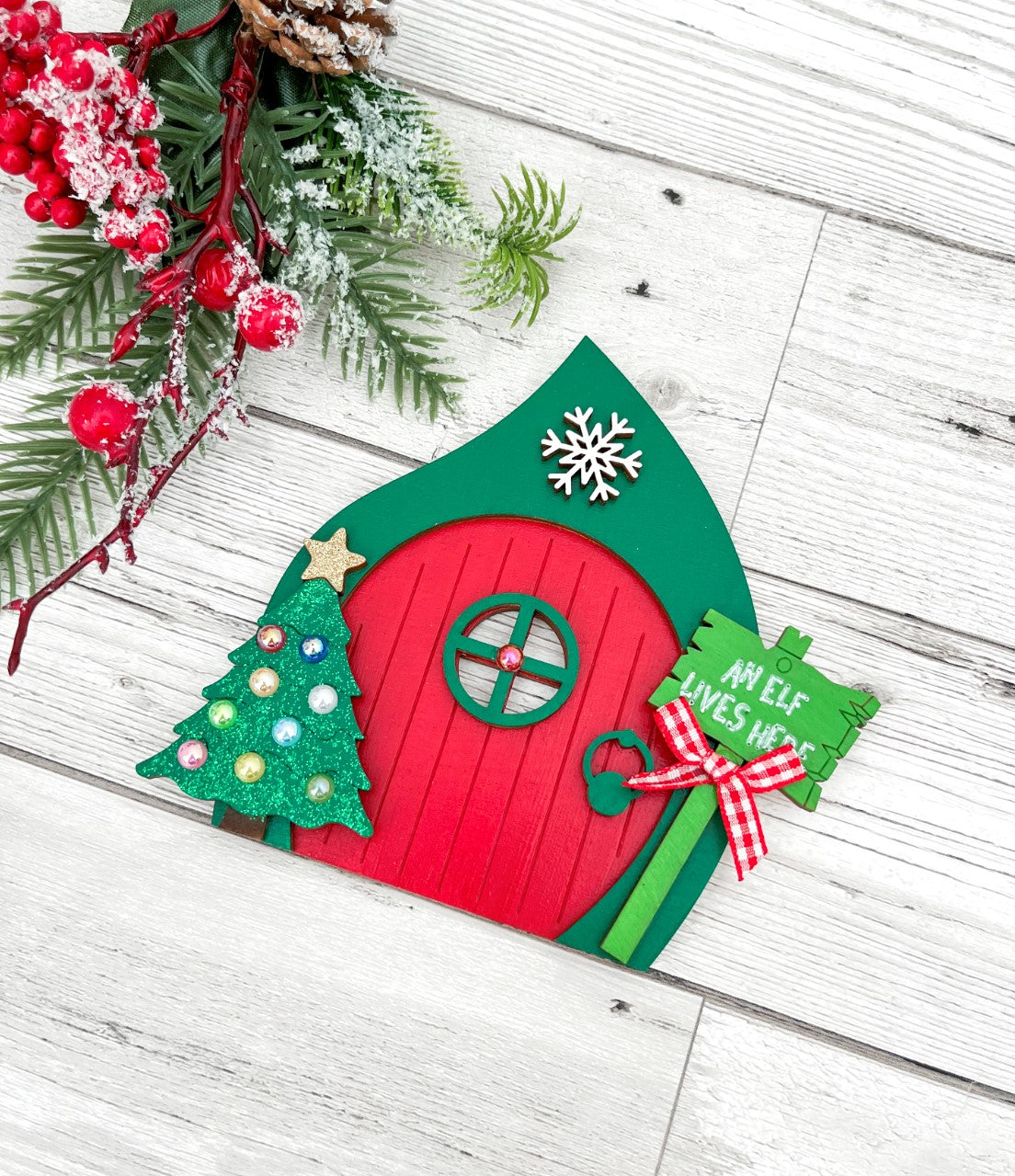 Wooden Elf Door - Sweet Pea Wooden Creations