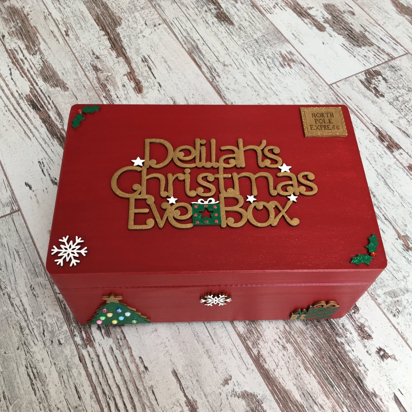 Wooden Christmas Eve Box