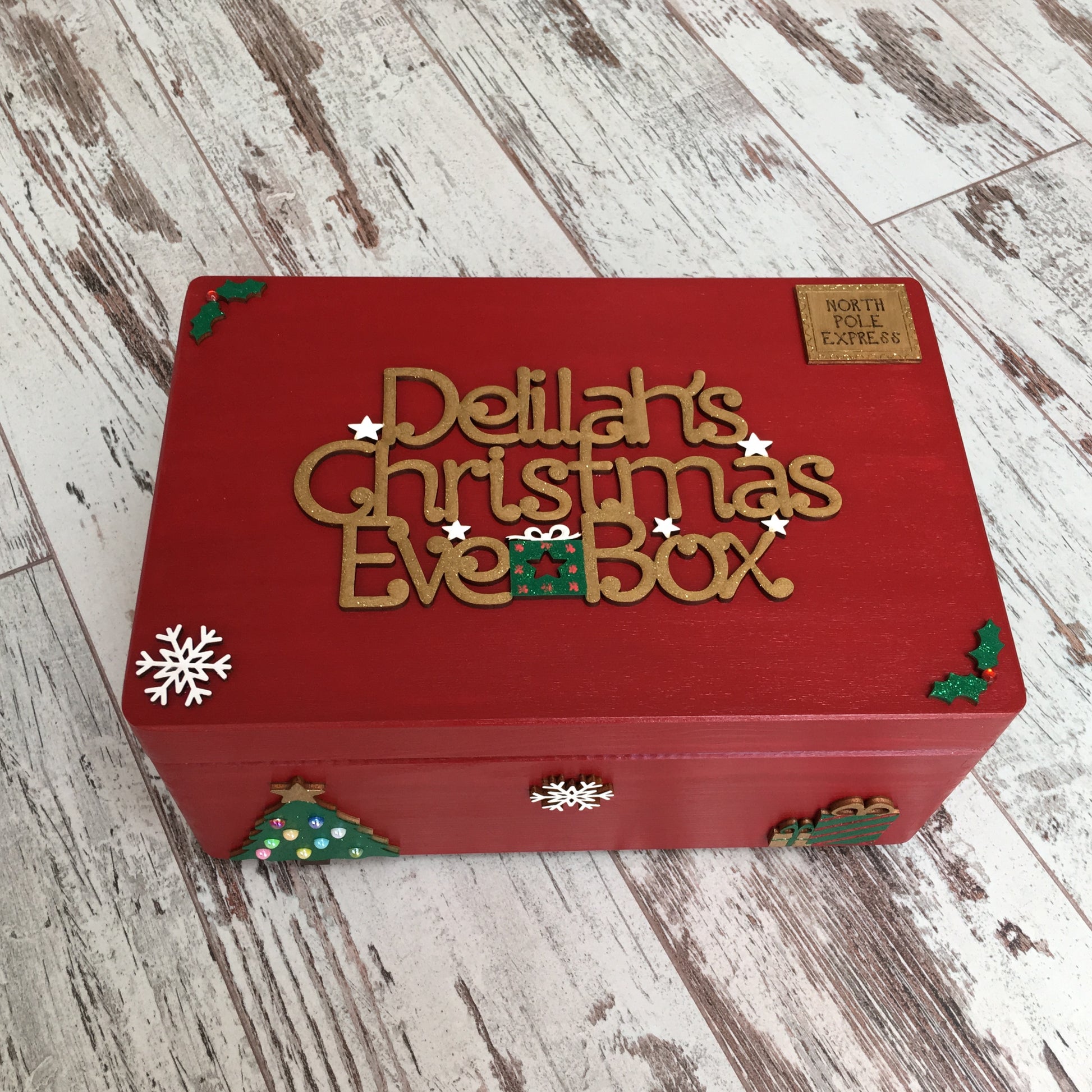 Wooden Christmas Eve Box
