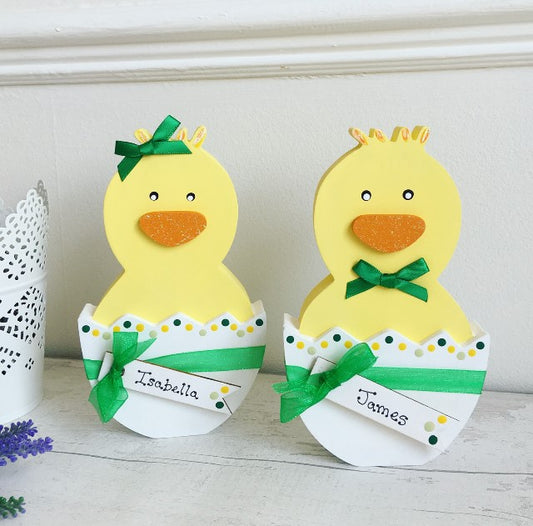 Personalised Wooden Easter Chick