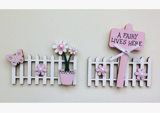 Fairy door fencing accessory set