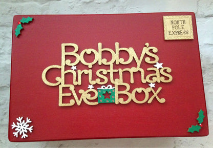 Wooden Christmas Eve Box