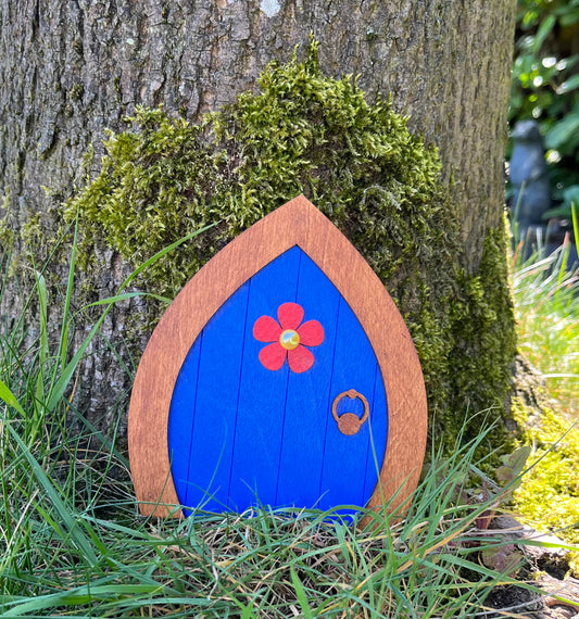 Blue Garden Fairy Door