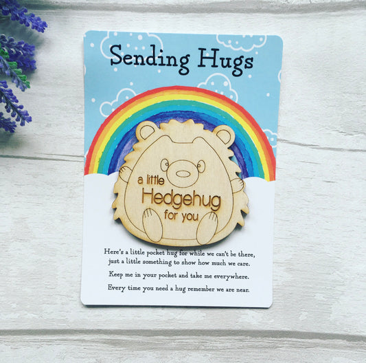 Little Pocket Hug, 'A Little Hedge-hug For You' Token Gift