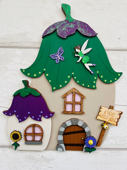 Large Fairy House Wall Décor - Fairy Door