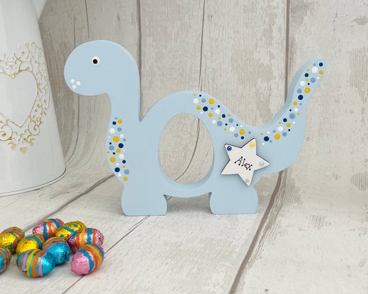 Blue Dinosaur Easter Gift - Egg Holder