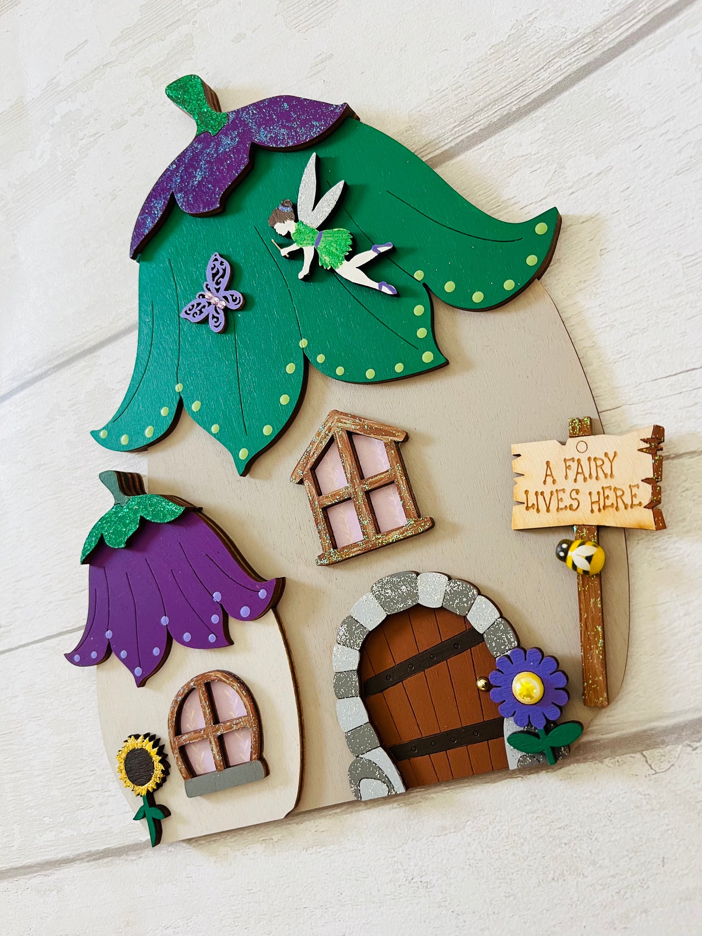 Large Fairy House Wall Décor - Fairy Door