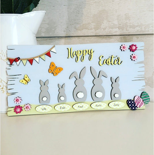 Easter Family Plaque