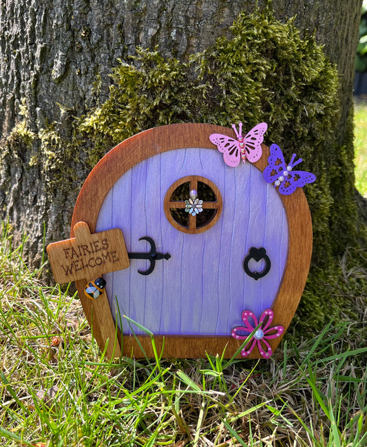 Lilac Garden Fairy Door