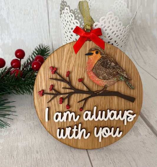 I Am Always With You Robin Decoration