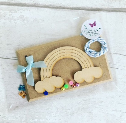 Kids Rainbow Plaque Craft Kit