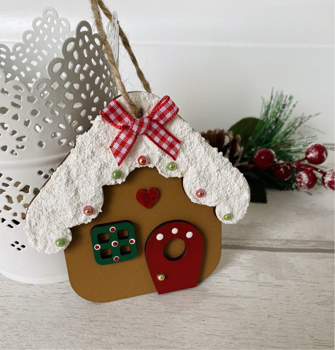 Gingerbread House Christmas Decoration