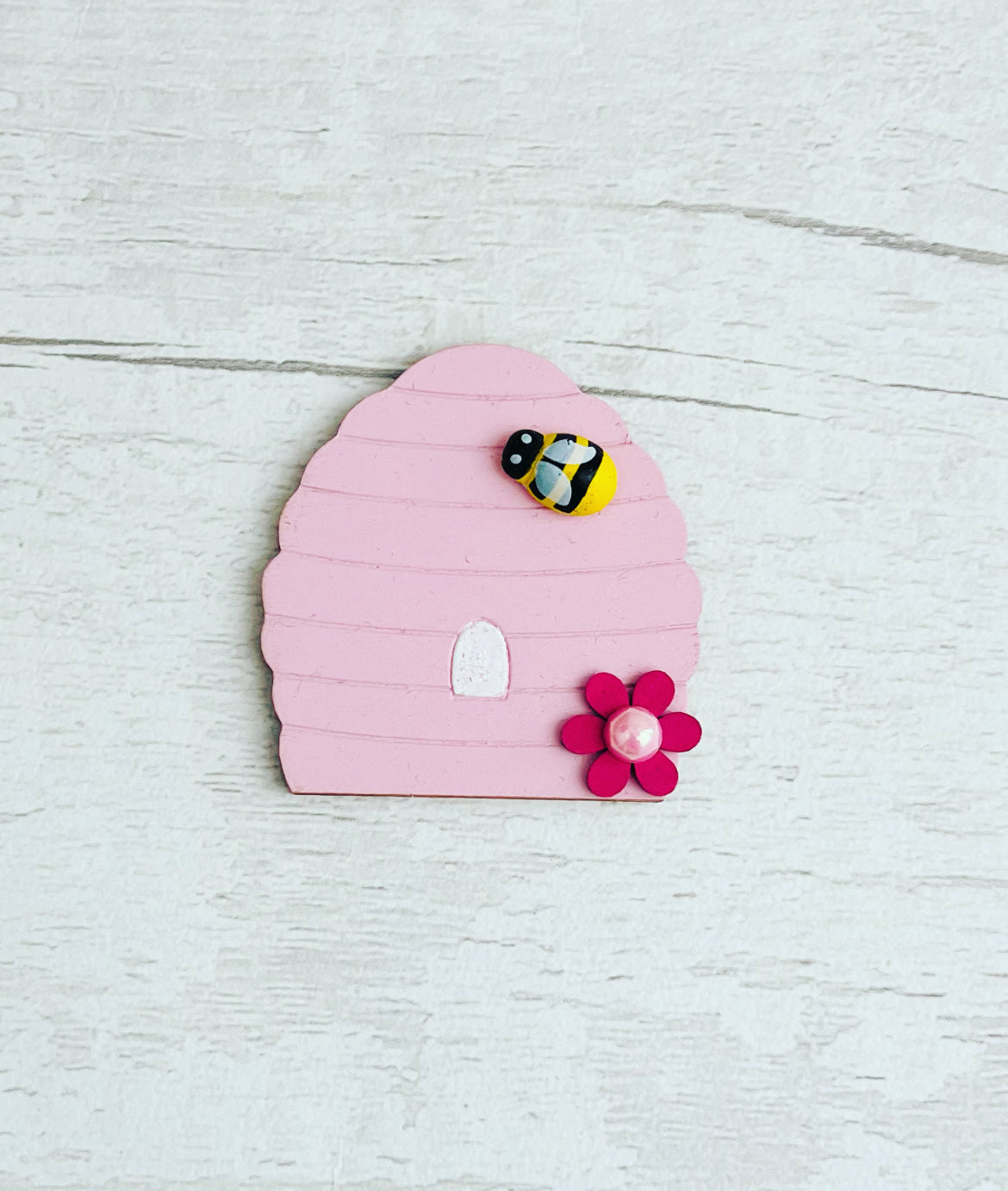 Pink Beehive - Fairy Door Accessory