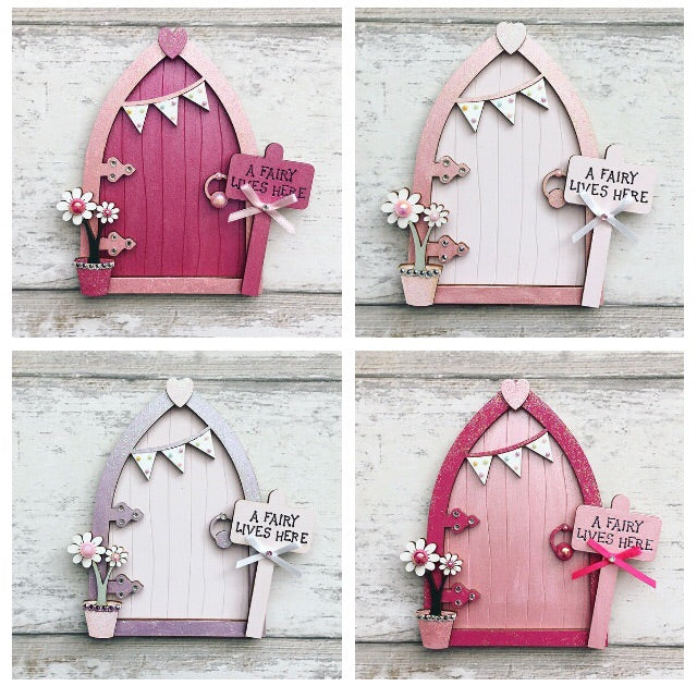 Invite some fairy magic into your home and capture your child's imagination with this beautiful handmade wooden fairy door.