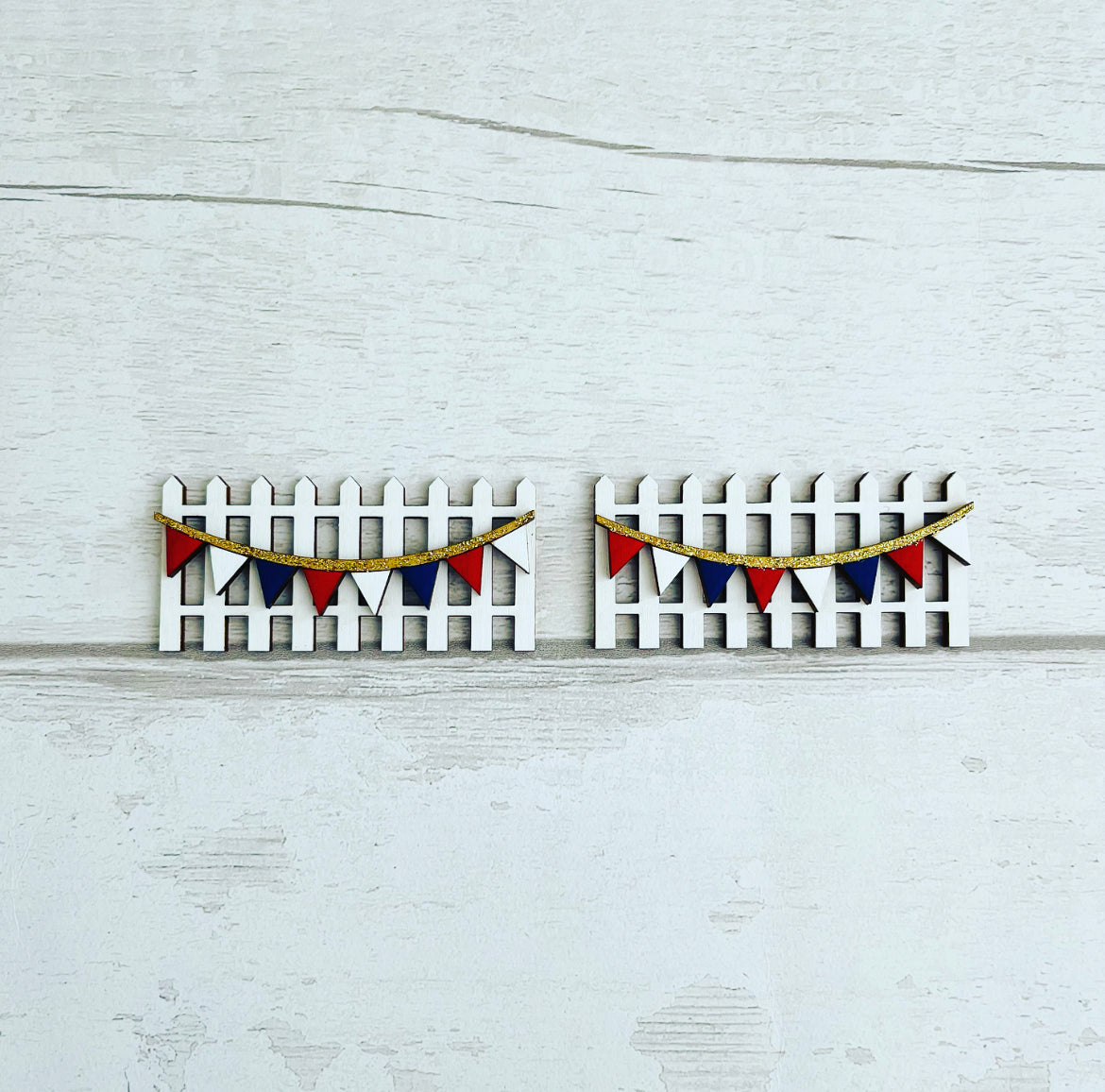 Bunting Fencing - Fairy Door Accessory