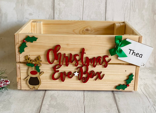Reindeer Christmas Eve Crate