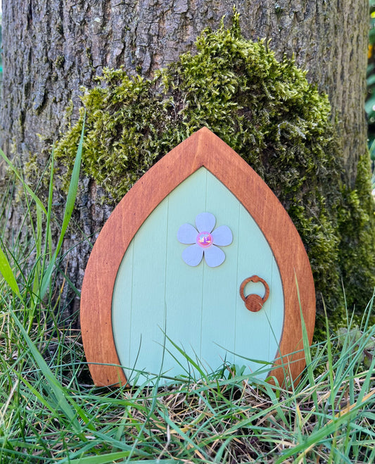 Sage Green Garden Fairy Door