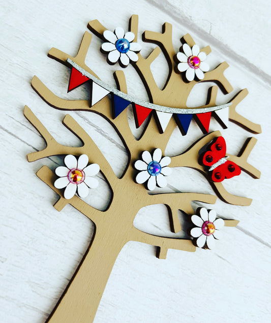 The Royal Tree Fairy Door Accessory - Sweet Pea Wooden Creations